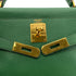 HERMES KELLY 28 RETOURNE GREEN COUCHEVEL HAND SHOULDER BAG 〇U GHW 90294824 - PURPOSE