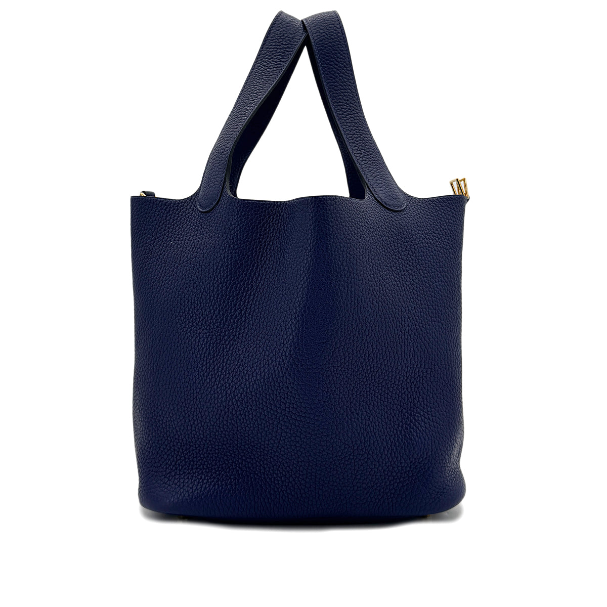 HERMES PICOTIN LOCK MM BLEU SAPHIR TAURILLON MAURICE HAND BAG C GHW 90294825