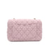 CHANEL MINI MATELASSE 20 CHAIN SHOULDER BAG PINK TWEED 90294827