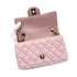 CHANEL MINI MATELASSE 20 CHAIN SHOULDER BAG PINK TWEED 90294827