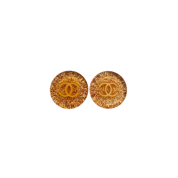 CHANEL VINTAGE EARRINGS COCOMARK ORANGE ACCESSORY 00A 90294828