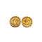 CHANEL VINTAGE EARRINGS COCOMARK ROUND GOLD ACCESSORY 96P 90294829 - PURPOSE