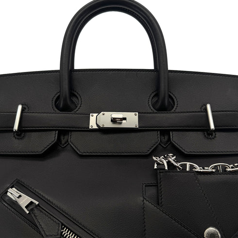 HERMES HAUT A COURROIES 40 ROCK BLACK EVER GRAIN HAND BAG B SHW 90294967 - PURPOSE