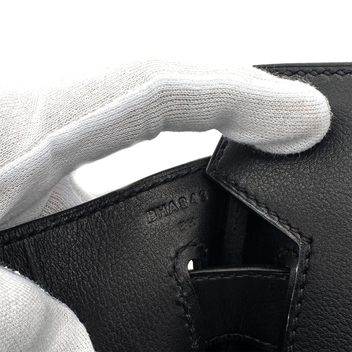 HERMES HAUT A COURROIES 40 ROCK BLACK EVER GRAIN HAND BAG B SHW 90294967
