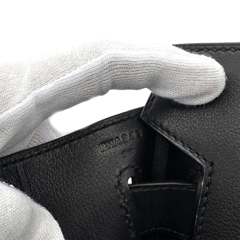 HERMES HAUT A COURROIES 40 ROCK BLACK EVER GRAIN HAND BAG B SHW 90294967 - PURPOSE