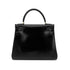 HERMES KELLY 28 RETOURNE BLACK BOXCALF HAND SHOULDER BAG 〇U GHW 90294968 - PURPOSE
