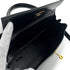 HERMES KELLY 28 RETOURNE BLACK BOXCALF HAND SHOULDER BAG 〇U GHW 90294968 - PURPOSE