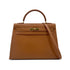 HERMES KELLY 32 SELLIER GOLD COUCHVEL HAND SHOULDER BAG 〇Z GHW 90294970 - PURPOSE