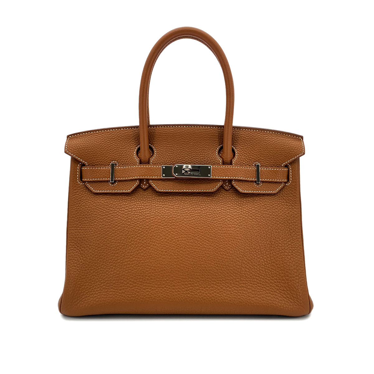 HERMES BIRKIN 30 GOLD TOGO HAND BAG □P SHW 90294972