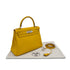 HERMES KELLY 28 RETOURNE SOLEIL TAURILLON CLEMENCE HAND SHOULDER BAG □M SHW 90294974 - PURPOSE