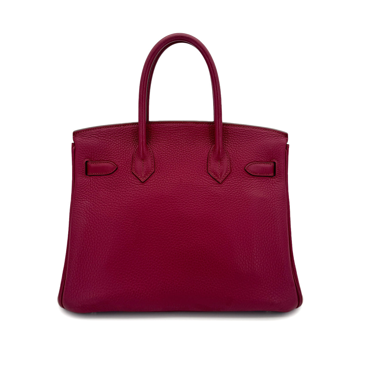 HERMES BIRKIN 30 RUBIS TAURILLON CLEMENCE HAND BAG □N SHW 90294975