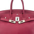 HERMES BIRKIN 30 RUBIS TAURILLON CLEMENCE HAND BAG □N PALLADIUM HARDWARE 90294975 - PURPOSE