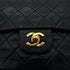 CHANEL VINTAGE CLASSIC FLAP MEDIUM CHAIN SHOULDER BAG BLACK LAMB SKIN 90294978 - PURPOSE