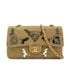 CHANEL MATELASSE FLORAL MOTIF MIRROR CRUISE COLLECTION CHAIN SHOULDER BAG GOLD EMBELLISHED RAFFIA 90294979 - PURPOSE