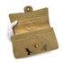 CHANEL MATELASSE FLORAL MOTIF MIRROR CRUISE COLLECTION CHAIN SHOULDER BAG GOLD EMBELLISHED RAFFIA 90294979 - PURPOSE