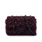 CHANEL MINI MATELASSE 20 CHAIN SHOULDER BAG BLACK PINK TWEED 90294980 - PURPOSE