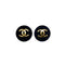 CHANEL EARRINGS COCOMARK VELOR GOLD ACCESSORY 29 90294996