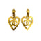 CHANEL VINTAGE EARRINGS HEART COCOMARK ACCESSORY 95P 90294997 - PURPOSE