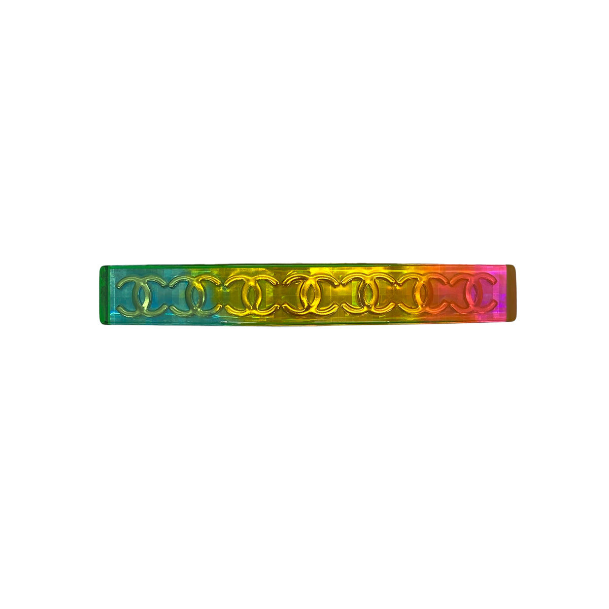 CHANEL VINTAGE VALLETTA COCOMARK RAINBOW ACCESSORY 97P 90294999