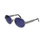 CHANEL VINTAGE SUNGLASSES LOGO BLUE SILVER EYEWEAR 90295006 - PURPOSE