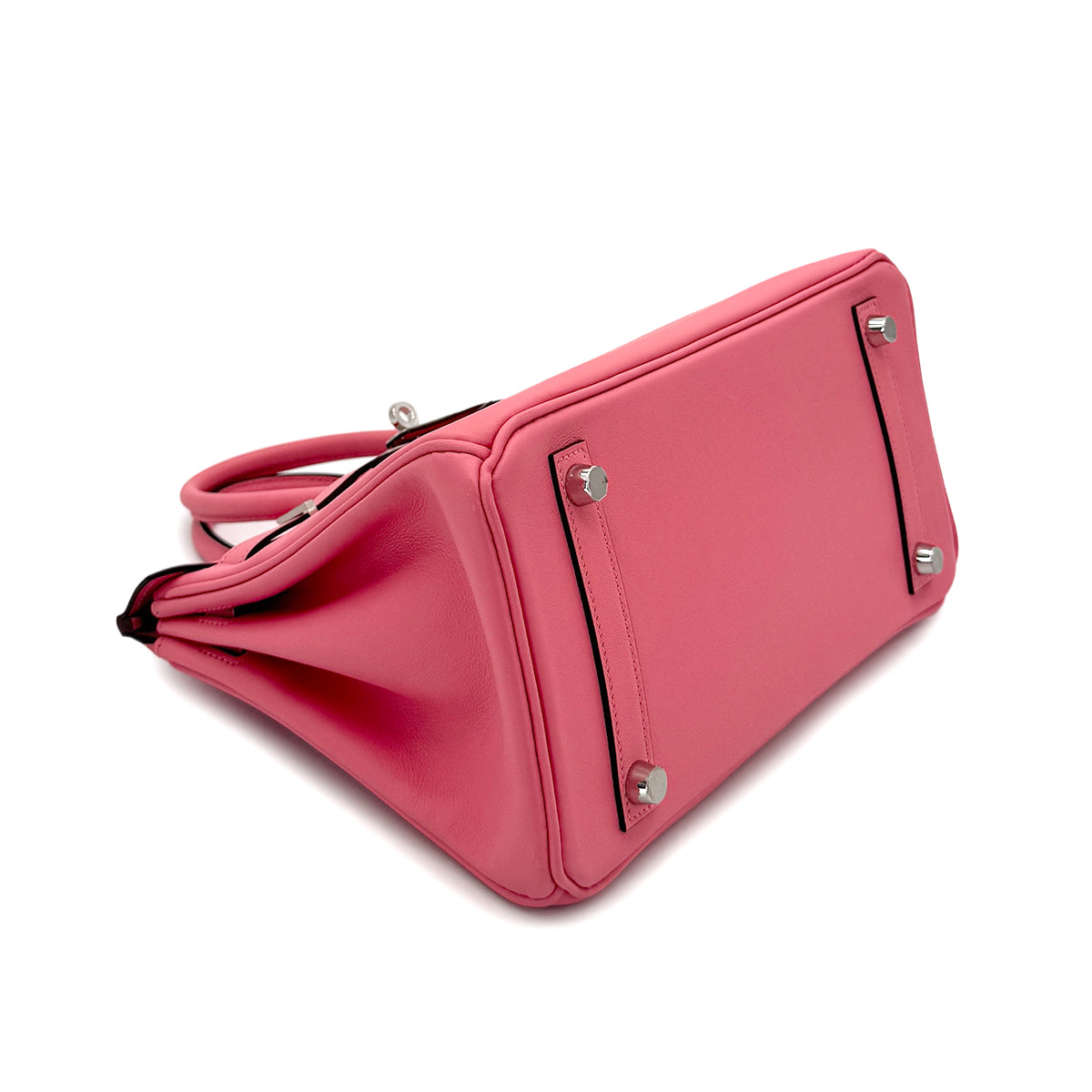 HERMES BIRKIN 25 ROSE AZALEE SWIFT HAND BAG Y SHW 90295100