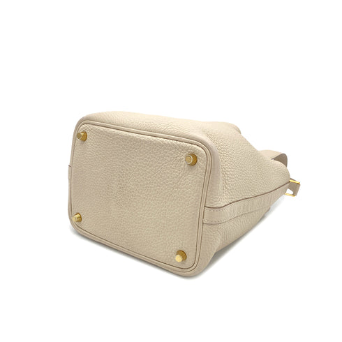 HERMES PICOTIN LOCK PM CRAIE TAURILLON CLEMENCE HAND BAG Y GHW 90295101 - PURPOSE
