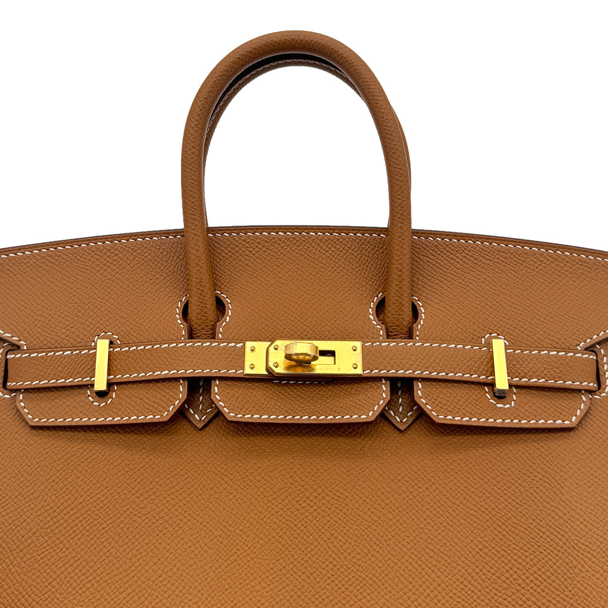 HERMES BIRKIN 25 SELLIER GOLD EPSOM HAND BAG U GHW 90295102