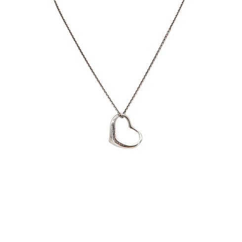 TIFFANY&Co. NECKLACE OPEN HEART 22MM SILVER925 ACCESSORY 90295105 - PURPOSE