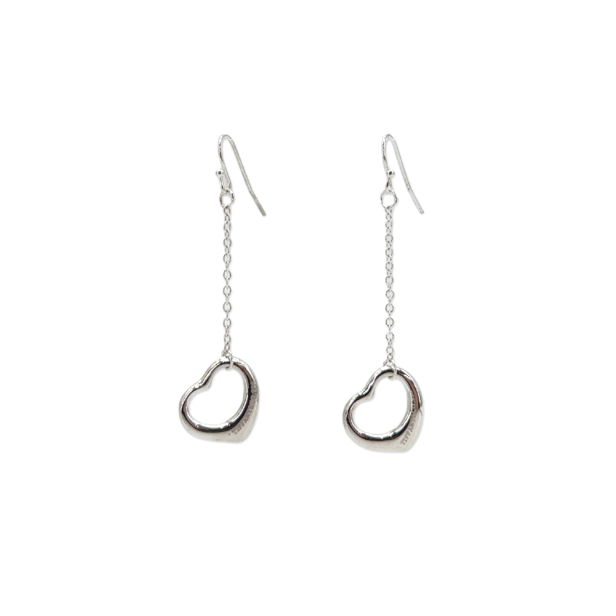 TIFFANY&Co. EARRINGS OPEN HEART SILVER925 ACCESSORY 90295114