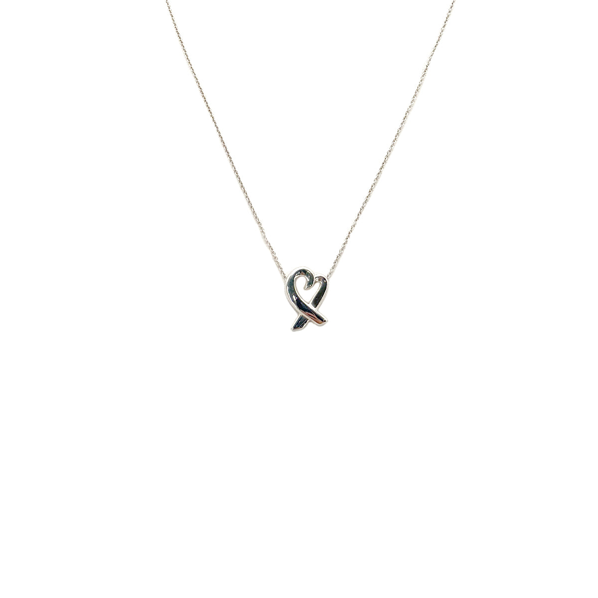 TIFFANY&CO. NECKLACE LOVING HEART PALOMA PICASSO SILVER925 ACCESSORY 90295123