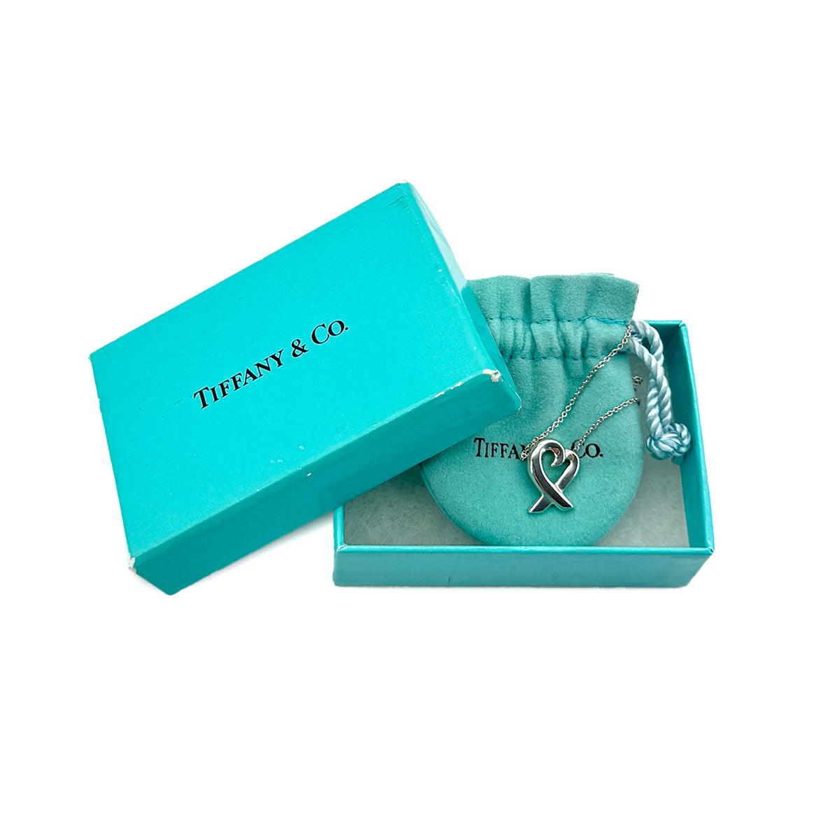 TIFFANY&CO. NECKLACE LOVING HEART PALOMA PICASSO SILVER925 ACCESSORY 90295123