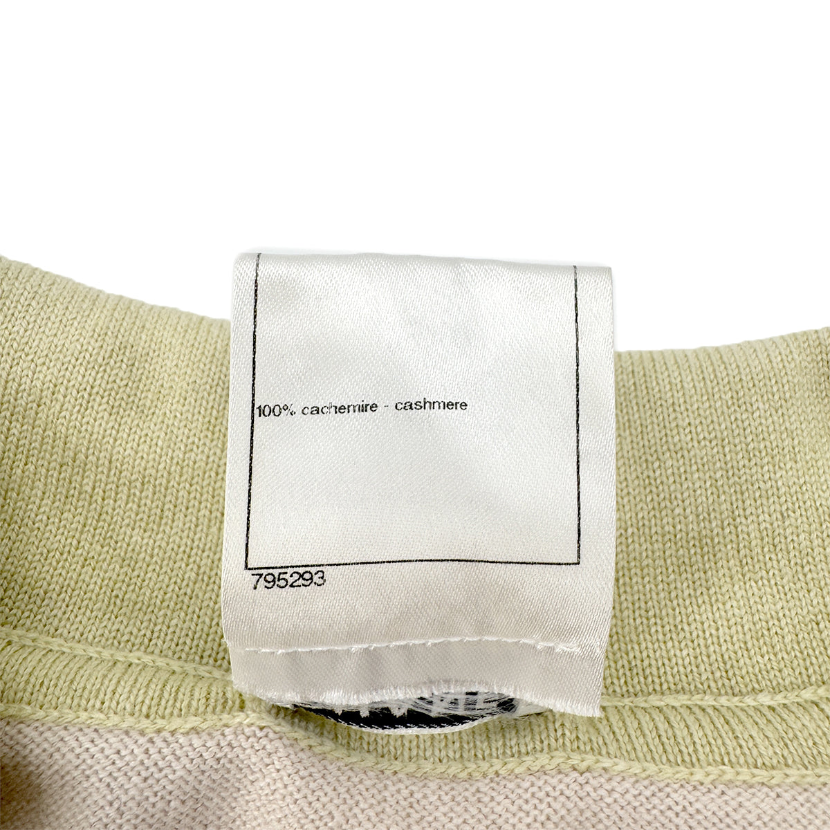 CHANEL COCO BUTTON SHORT SLEEVE KNIT TOPS MULTICOLOR CASHMERE 42 P40 RTW 90295132