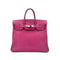 HERMES HAUT A COURROIES 28 FUCHSIA CHEVRE COROMANDEL HAND BAG ▢J SHW 90295278 - PURPOSE