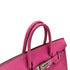 HERMES HAUT A COURROIES 28 FUCHSIA CHEVRE COROMANDEL HAND BAG ▢J SHW 90295278 - PURPOSE