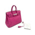 HERMES HAUT A COURROIES 28 FUCHSIA CHEVRE COROMANDEL HAND BAG ▢J SHW 90295278 - PURPOSE