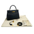 HERMES KELLY 28 RETOURNE BLACK TOGO HAND SHOULDER BAG T GHW 90295280 - PURPOSE
