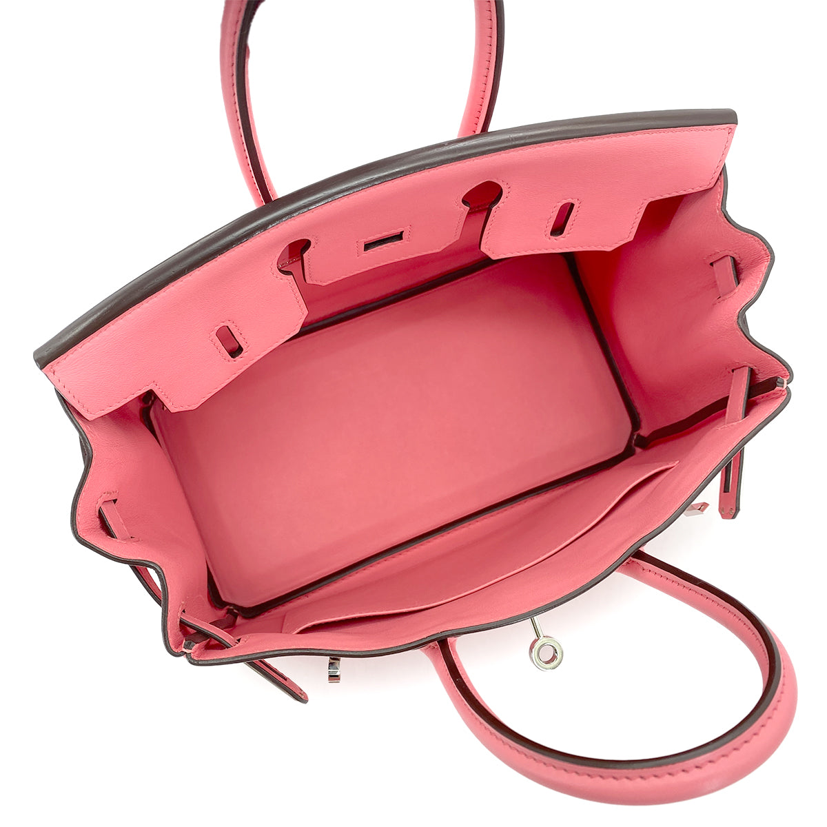 HERMES BIRKIN 25 ROSE AZALEE VEAU SWIFT HAND BAG Y SHW 90295281