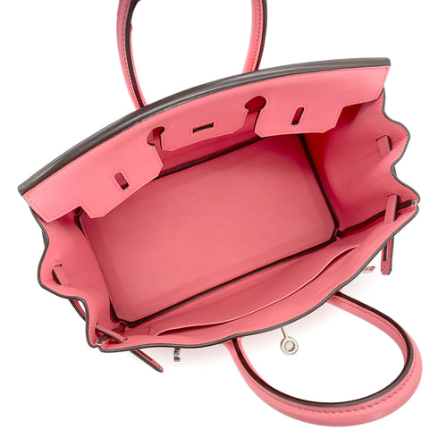 HERMES BIRKIN 25 ROSE AZALEE VEAU SWIFT HAND BAG Y SHW 90295281 - PURPOSE