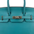 HERMES BIRKIN 25 TURQUOISE CHEVRE MYSORE HAND BAG □I SHW 90295282 - PURPOSE