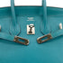 HERMES BIRKIN 25 TURQUOISE CHEVRE MYSORE HAND BAG □I SHW 90295282 - PURPOSE