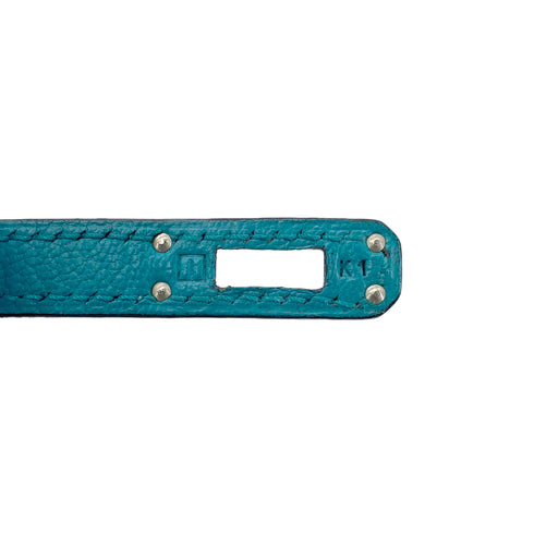 HERMES BIRKIN 25 TURQUOISE CHEVRE MYSORE HAND BAG □I SHW 90295282 - PURPOSE