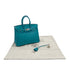 HERMES BIRKIN 25 TURQUOISE CHEVRE MYSORE HAND BAG □I SHW 90295282 - PURPOSE
