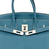 HERMES BIRKIN 30 BLEU JEAN TAURILLON CLEMENCE HAND BAG □K SHW 90295400 - PURPOSE