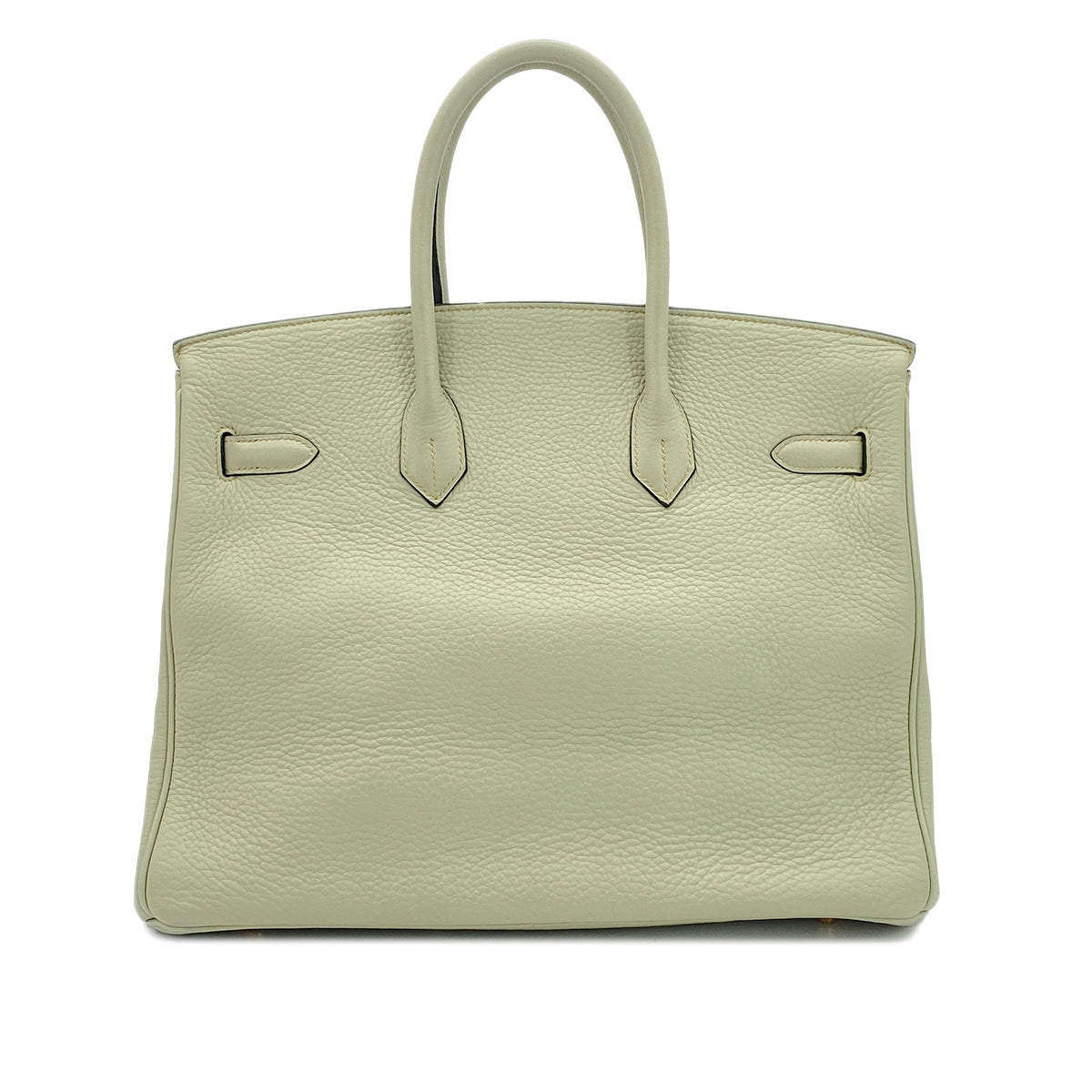 HERMES BIRKIN 35 LIGHT GREEN TAURILLON CLEMENCE HAND BAG ▢G GHW 90295401