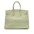HERMES BIRKIN 35 LIGHT GREEN TAURILLON CLEMENCE HAND BAG ▢G GOLD HARDWARE 90295401 - PURPOSE