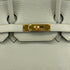 HERMES BIRKIN 35 LIGHT GREEN TAURILLON CLEMENCE HAND BAG ▢G GOLD HARDWARE 90295401 - PURPOSE