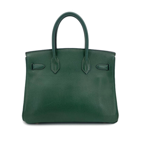 HERMES BIRKIN 30 VERT ARDENNES HAND BAG □B GHW 90295402 - PURPOSE