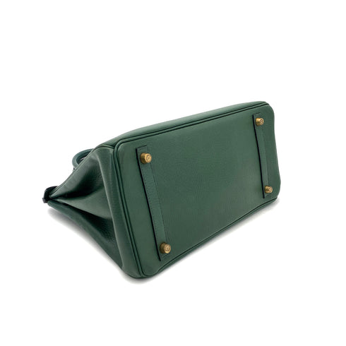 HERMES BIRKIN 30 VERT ARDENNES HAND BAG □B GHW 90295402 - PURPOSE
