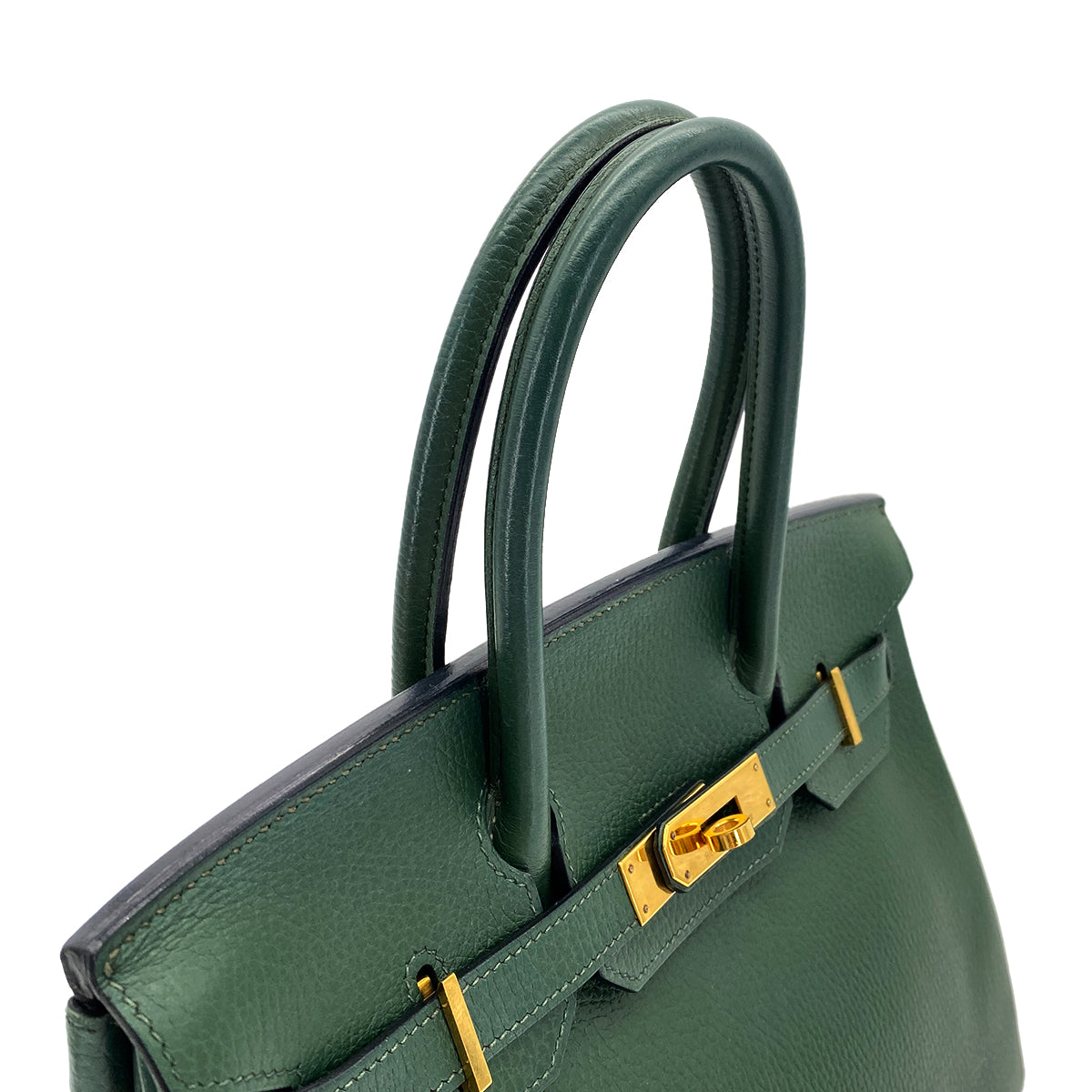 HERMES BIRKIN 30 VERT ARDENNES HAND BAG □B GHW 90295402