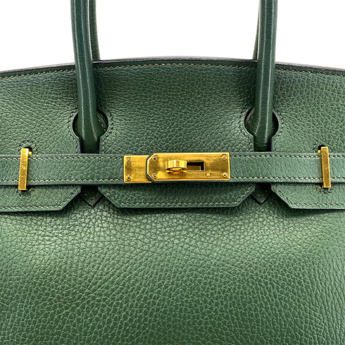 HERMES BIRKIN 30 VERT ARDENNES HAND BAG □B GHW 90295402 - PURPOSE